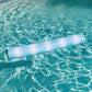 Big Joe Noodle No Inflation Needed Pool Float, Rolling Wave Aqua Double Sided Mesh, Quick Draining Fabric, Jumbo 4 Feet