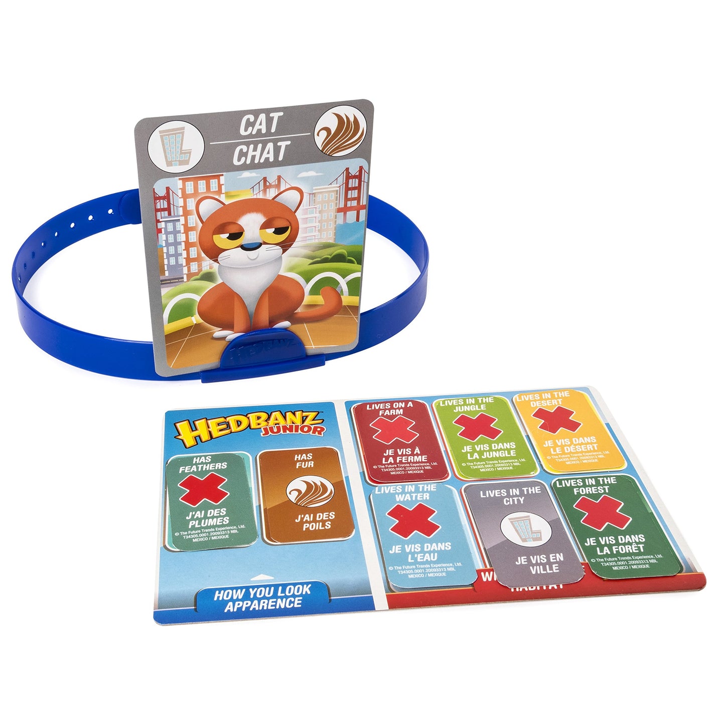 Spin Master HedBanz Jr. Board Game for Kids Age 5+ - Multicolor - One Size, Model 6044288, Fun Family Game