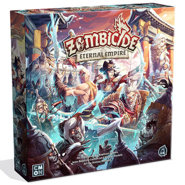 Zombicide White Death: Eternal Empire Expansion - Harness Chi Power In A 10-Mission Campaign, Cooperative Strategy Game With Tab