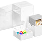 Ultimate Guard FlipnTray 100+, Deck Case for 100 Double-Sleeved TCG Cards + Dice Tray, White, Independent Magnetic Closure & M