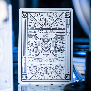 theory11 Star Wars Silver Special Edition - White Light Side enhanced Playing Cards Theme Deck