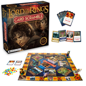 Aquarius Lord Of The Rings Card Scramble Board Game - Fun Family Party Game For Kids, Teens & Adults - Entertaining Game Night Gift - Officially Licensed Merchandise