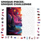 Trippy Puzzle Co - Wooden Jigsaw Puzzle For Adults - Challenging 300 Piece Puzzle With Cool Shapes - Outer Space Planets Puzzle