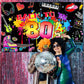 Avezano 80s Party Decorations Back to The 80s Banner 80s Backdrop 1980 Birthday Party Decoration Retro Graffiti Hip Hop 80s Pa