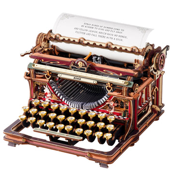 ROKR 3D Wooden Puzzles for Adults Mechanical Typewriter (Magic)