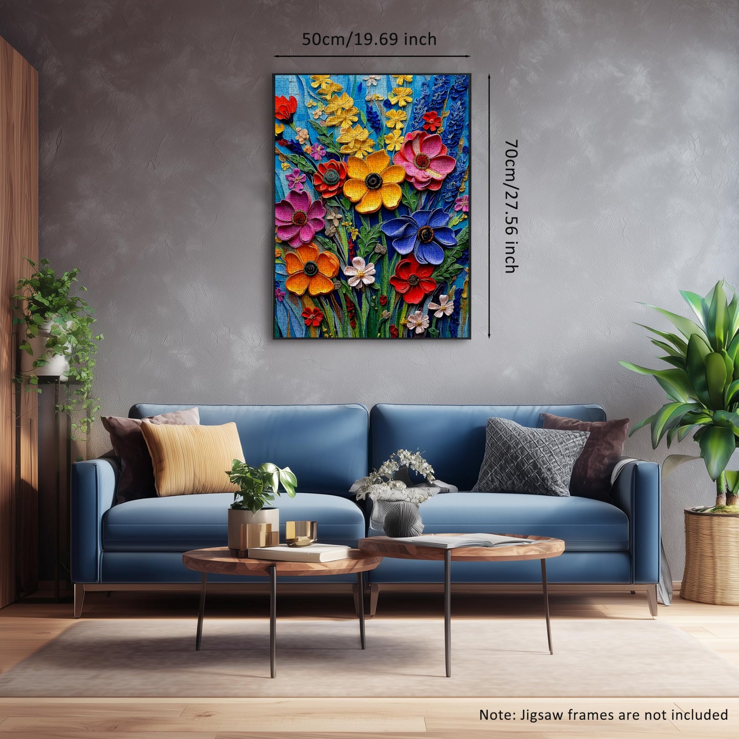 1000 Piece Jigsaw Puzzle for mature-themeds - 3D Paper Quilling Wildflowers Art  Vibrant Colorful Floral Puzzles  Challenging Brain Game  enhanced Eco-Friendly Gift for Women Men