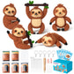 WATINC Needle Felting Starter Kit - Cute Doll Wool Felt Needle Felting Tools Foam Pad, DIY Home Decoration Needle Felting Craft 