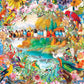 RoseArt 1000 Piece Jigsaw Puzzle - Birdsong Design, Multi-colored Paper, Model 4500ZZD