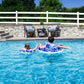 Poolmaster Mommy and Me Inflatable Baby Pool Float and Swimming Pool Lounge  2 Piece Set  Blue