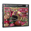 Youthefan Nfl San Francisco 49Ers Retro Series Puzzle - 500 Pieces, Team Colors, Large