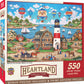 Masterpieces 550 Piece Jigsaw Puzzle For Adults And Family - Ballons Over The Bay - 18''X24''