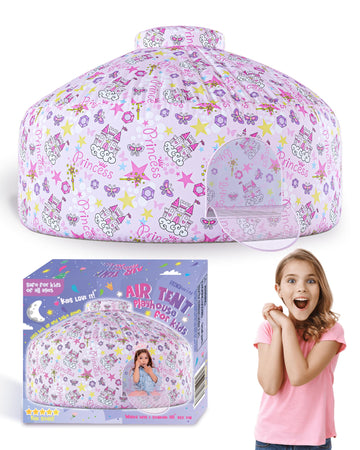 Skywin- Inflatable Tent for Kids Large Princess with Door Playhouse for Kids - Inflatable Air Tent for Kids, Inflatable Fort Set