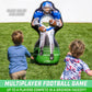 GoSports Inflatable Football Toss Game - 4 ft Receiver, Blue, PVC, Model INFLATAMAN-FOOTBALL-02