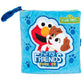 GUND Sesame Street Furry Friends Forever Soft Book  enhanced Plush Sensory Toy for Ages 1 and Up  Blue  6 