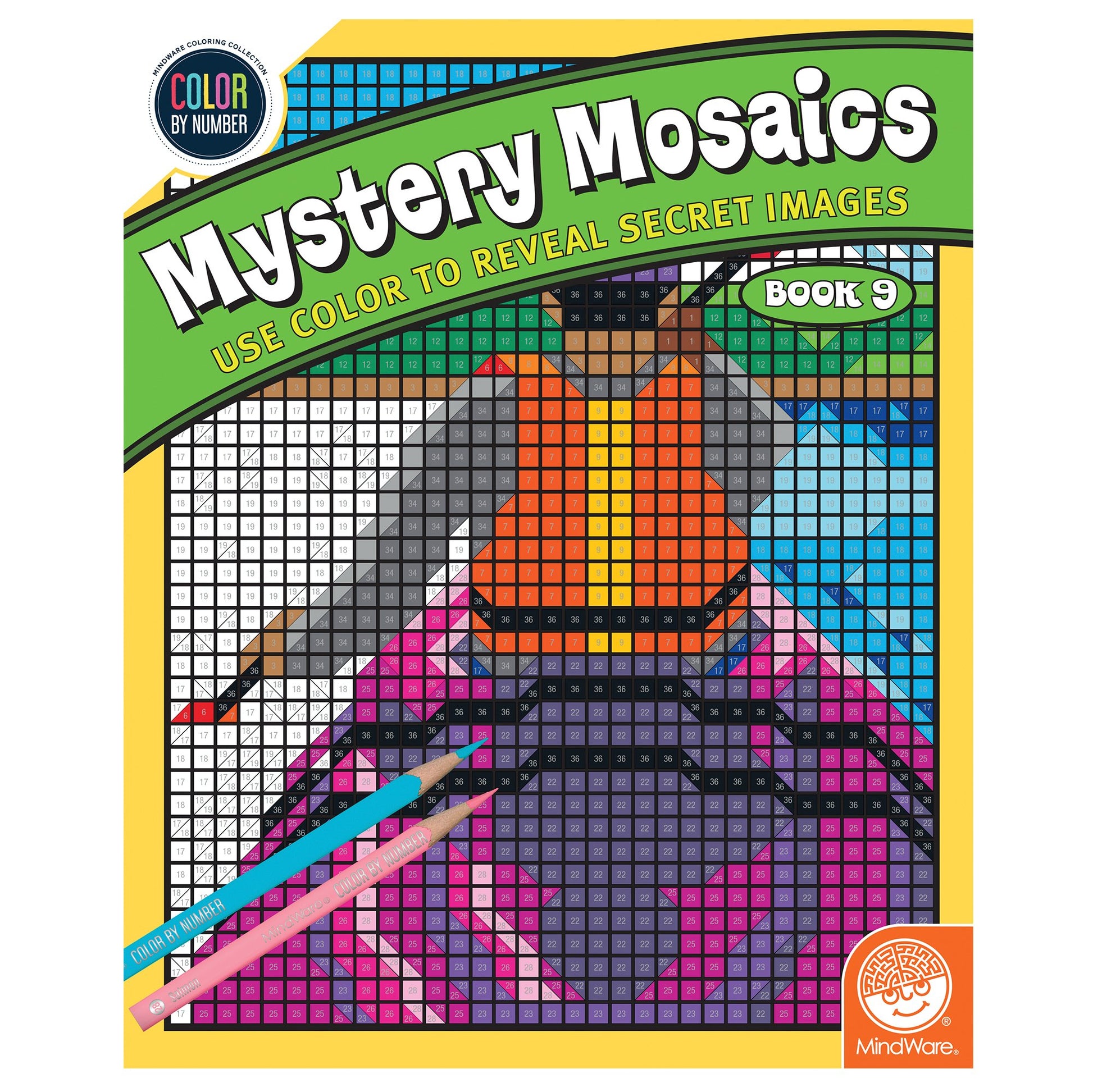 MindWare Color by Number Mystery Mosaics: (Book 9)