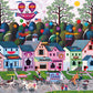 Buffalo Games - Silver Select - Charles Wysocki - Confection Street - 1000 Piece Jigsaw Puzzle for mature-themeds - Challenging Puzzle Perfect for Game Nights - Finished Size is 26.75 x 19.75