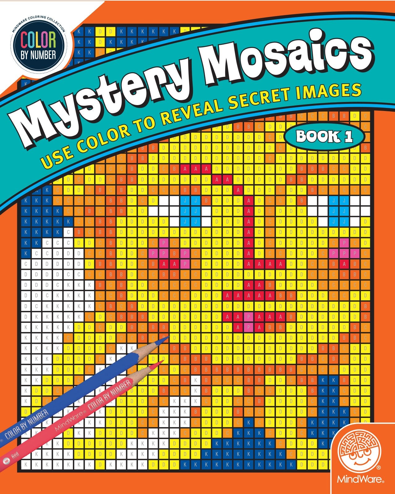 MindWare Color by Number Mystery Mosaics: (Book 1)