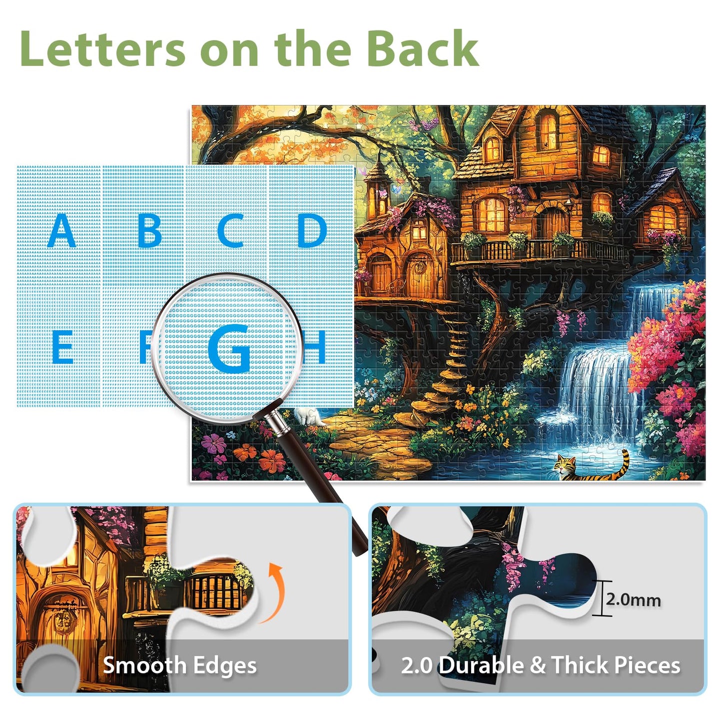 Puzzles for mature-themeds 500 Pieces  Nature Jigsaw Puzzles 500 Piece for mature-themeds Kids Seniors  Challenging Puzzle Perfect for Game Nights  Great Gift for Jigsaw Puzzle Lovers  Size: 20.5  x 15