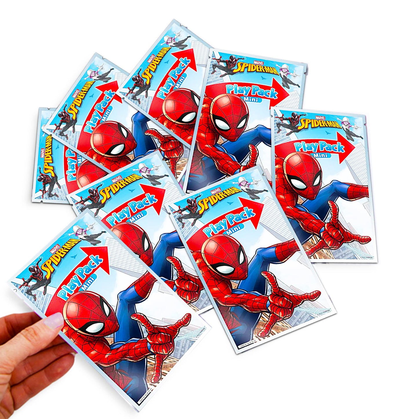 Spiderman Birthday Party Favors for Kids Boys - Bundle of 24 Spider-Man Activity Packs with Mini Coloring Book, Crayons, Loot Ba