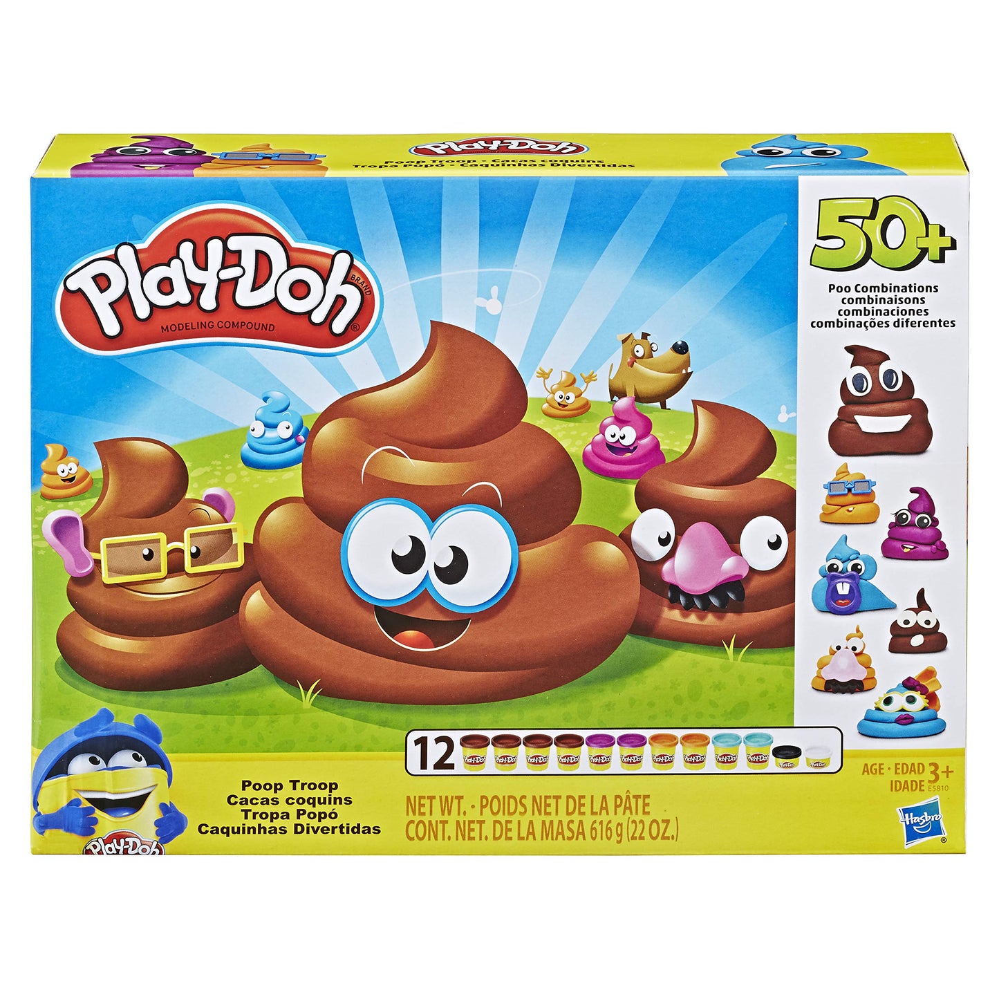Play-Doh Poop Troop Set with 12 Cans