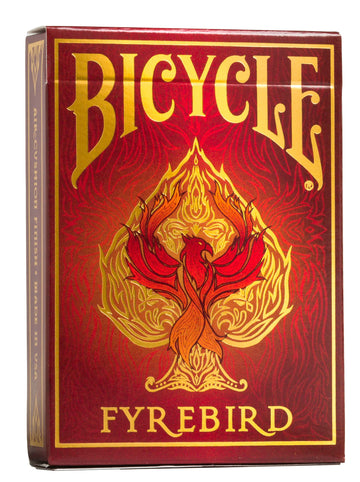 Bicycle Fyrebird Playing Cards Red