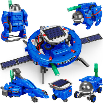 Stem 6-In-1 Education Solar Power Robots Toys For Boys Age 8-12, Science Kit For Kids, Stem Projects Science Experiments Education Toys Gift For 8 9 10 11 12 Years Old Boys And Girls