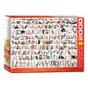 EuroGraphics 2000-Piece The World of Cats Puzzle - Cardboard, Model 8220-0580