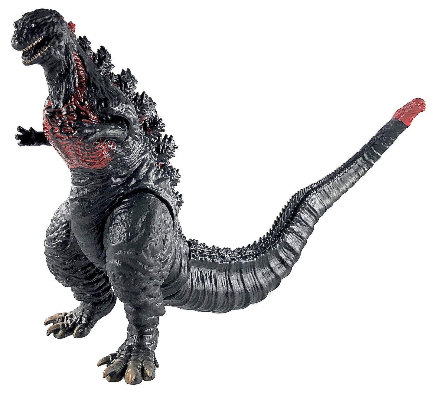 TwCare Shin Godzilla Action Figure, 11" Movable Joints, Grey Soft Vinyl, Model 672975609276, Includes Carry Bag
