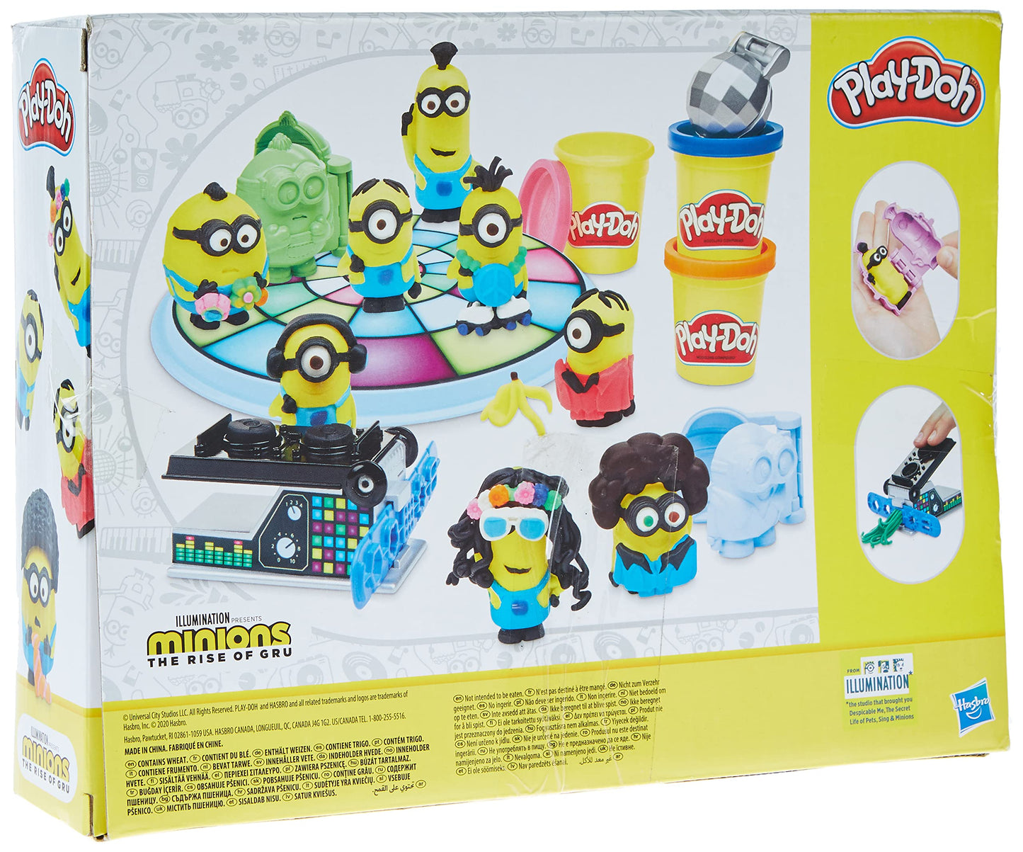 Play-Doh Minions: The Rise of Gru Disco Dance-Off Toy for Kids 3 Years and Up with 14 Non-Toxic Cans