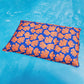 Big Joe Lagoon Lounger Pool Float, Sweet Shells Berry, Doubled-Sided Mesh, Quick Draining Fabric, No Inflation Needed