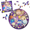 Celestial Buddies So Many Moons! 500 Piece Jigsaw Astronomy Space Puzzle and Poster for Ages 8+ | Educational 23 Moon Poster for