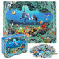 Lelemon 100 Pieces Puzzles For Kids Ages 4-8 Year Old Underwater World Theme Dolphins Fishes Jigsaw Puzzle For Children Learning