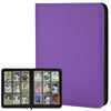 9 Pockets Card Binder enhanced Zip Trading Card Binder 540 Double Sided Pocket PU Collection Binder  Collector Album  Card Folder for MTG  TCG  Business Cards.(Purple)
