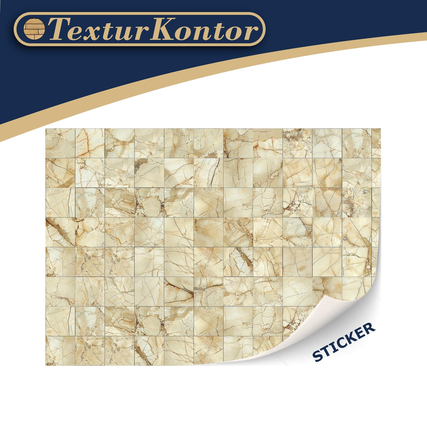 3 Sheets Self Adhesive Floor Tiles For Dollhouse 1:12 Scale (Creme Colored Tiles)