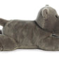 Aurora Adorable Flopsie Howie Hippo Stuffed Animal - Playful Ease - Timeless Companions - Gray 12 Inches