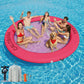 CALOBANA 10ft Heavy Duty Water Hammock, Round Inflatable Dock River Floats Lake Raft Island Platform for Adults Outdoor Party Ta