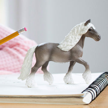 Schleich Farm World Realistic Silver Dapple Mare Gray Horse Figurine - Highly Detailed And Durable Farm Animal Figurine For Boys And Girls, Gift For Kids Ages 3+