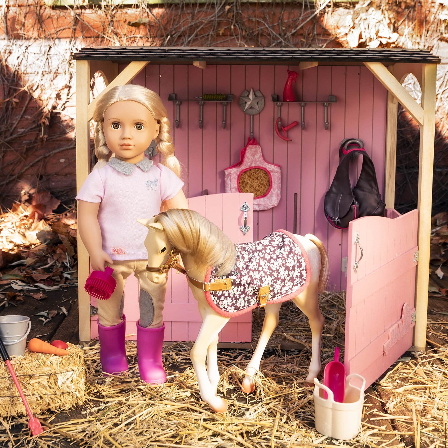 Our Generation Foal - Palomino, 12 inches, PVC Material, Brown/a, Model BD38012Z