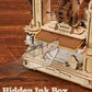 Robotime Printing Press Wooden Puzzle, 3D Puzzles For Adults And Teens, Mechanical Wooden Model To Build, Unique Toy House Warming Birthday For Women/Men