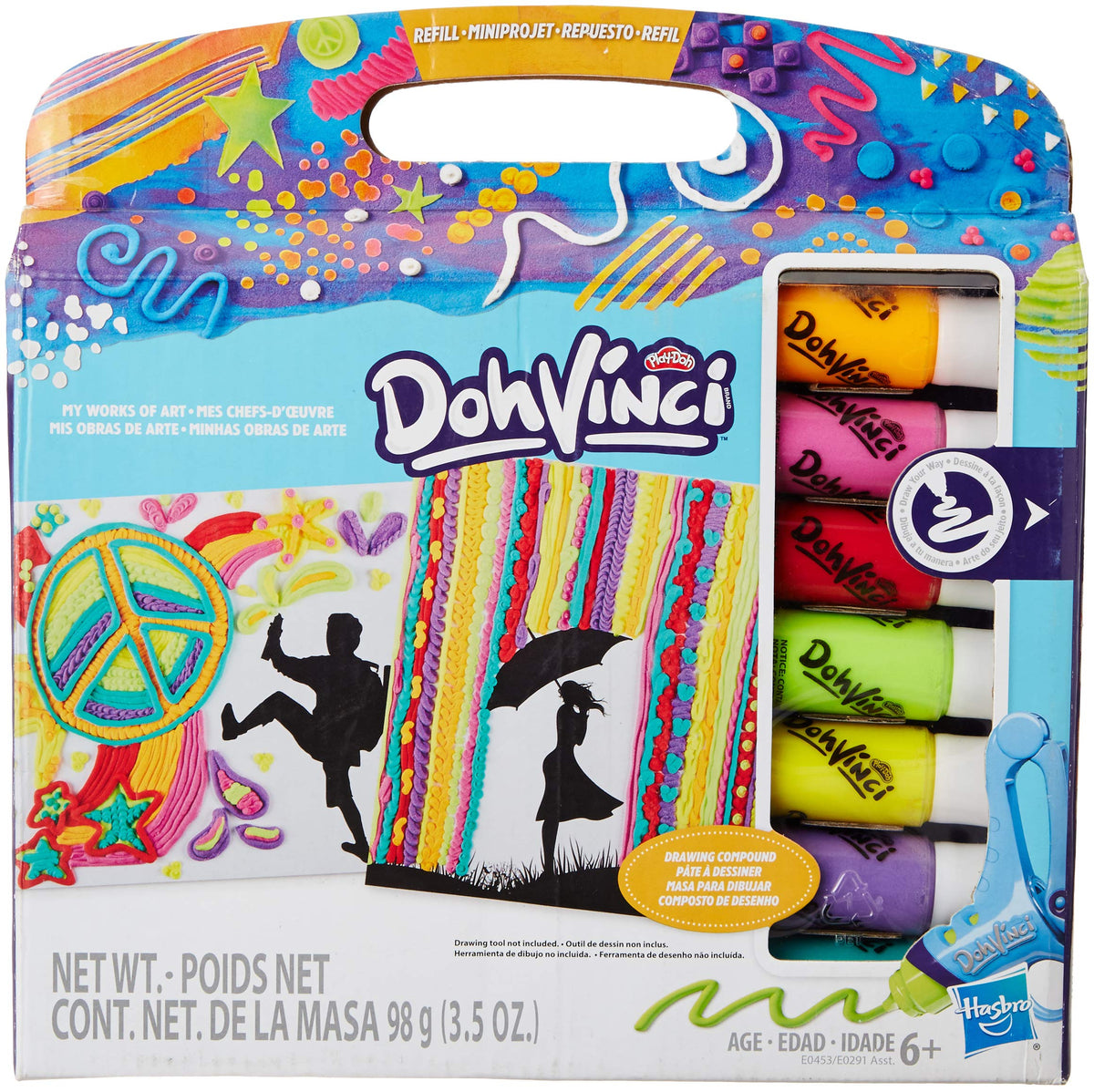 PlayDoh Dohvinci My Works Of Art Refill Set  Free Draw