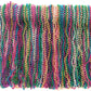 Mardi Gras Beads 33 inch 7mm, 12 Dozen, 144 Pieces, Assorted Necklaces with Doubloon