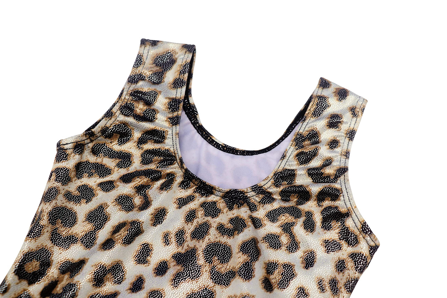 Ballet Performance Leotards For Girls With Skirts Leopard Black Tutu Shiny Stars Snowflake Party Dress Outfit 6-7 Years Primary