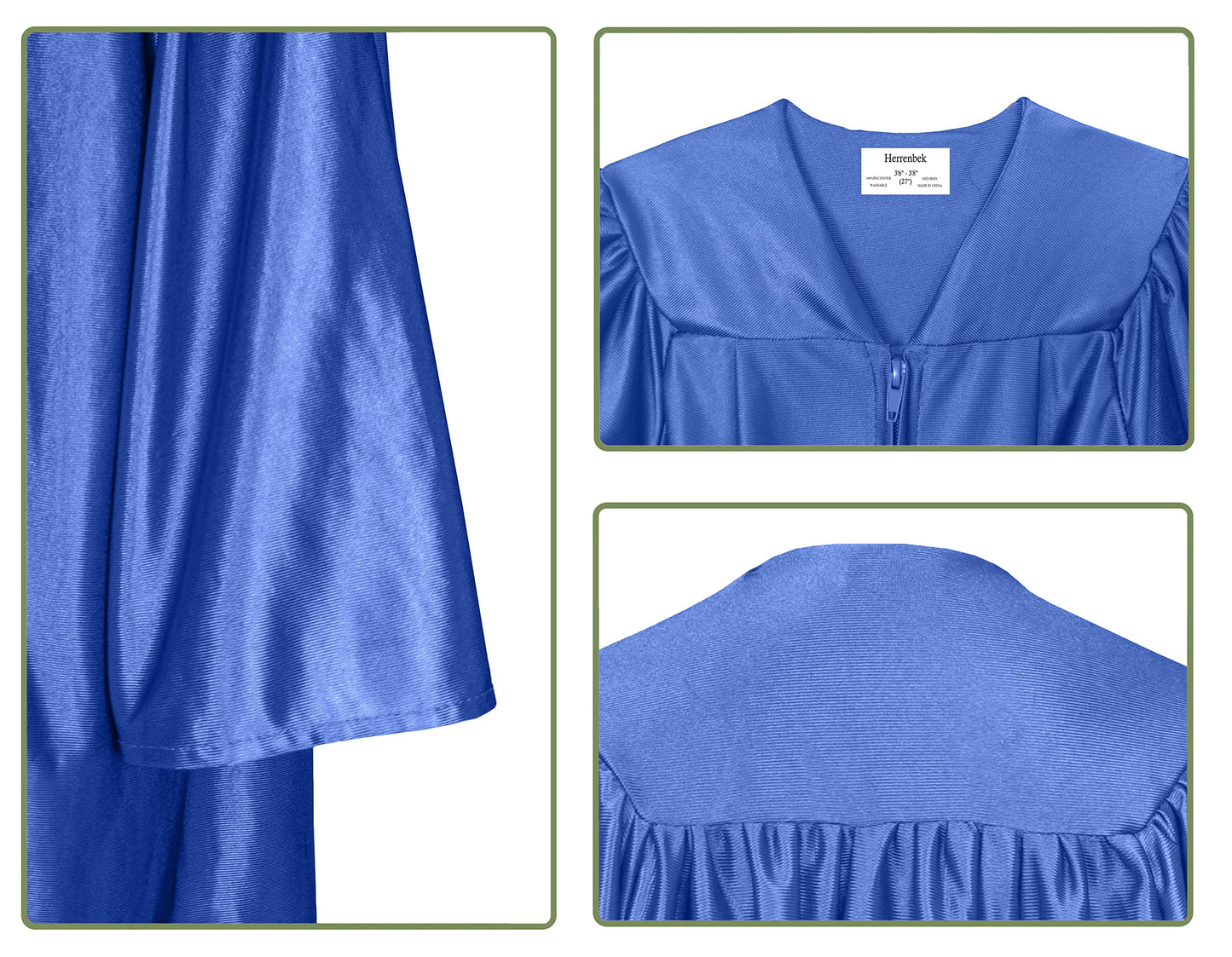 Herrenbek Preschool and Kindergarten Graduation Cap and Gown,Tassel and 2023 2024 Charm