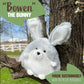 Kids Preferred Sustain A-Mals Bowen The Bunny Stuffed Animal Plush, Made With Recycled Materials