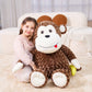 Ikasa Giant Monkey Stuffed Animal Plush Toy,30' Large Cute Jumbo Soft Toys,Huge Big Size Fluffy Plushy Fat Oversized Plushie,Gifts For Kids Girls