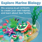 Creativity For Kids Create With Clay Turtle Lagoon - Marine Biology Crafts For Kids - Build A Sea Turtle Habitat With Clay, Multi (6238000) Medium