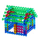 Popular Playthings Playstix Translucent Set Construction Toy Building Blocks 105 Piece Kit