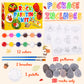 80UncleKimby Fall Thanksgiving Rock Painting Kit: Arts and Crafts for Kids - Include DIY Stones, Water Paint, Tattoos, Gifts Toy