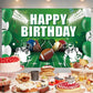 Football Birthday Party Decoration Football Happy Birthday Backdrop Photo Background Banner Poster For Football Party Decoration