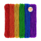 100 Pcs Lgbt Beads Necklaces, 33'' Rainbow Beads Bulk, Plastic Colorful Beaded Necklaces Set, Lgbt Parade Throw Accessories Stuf